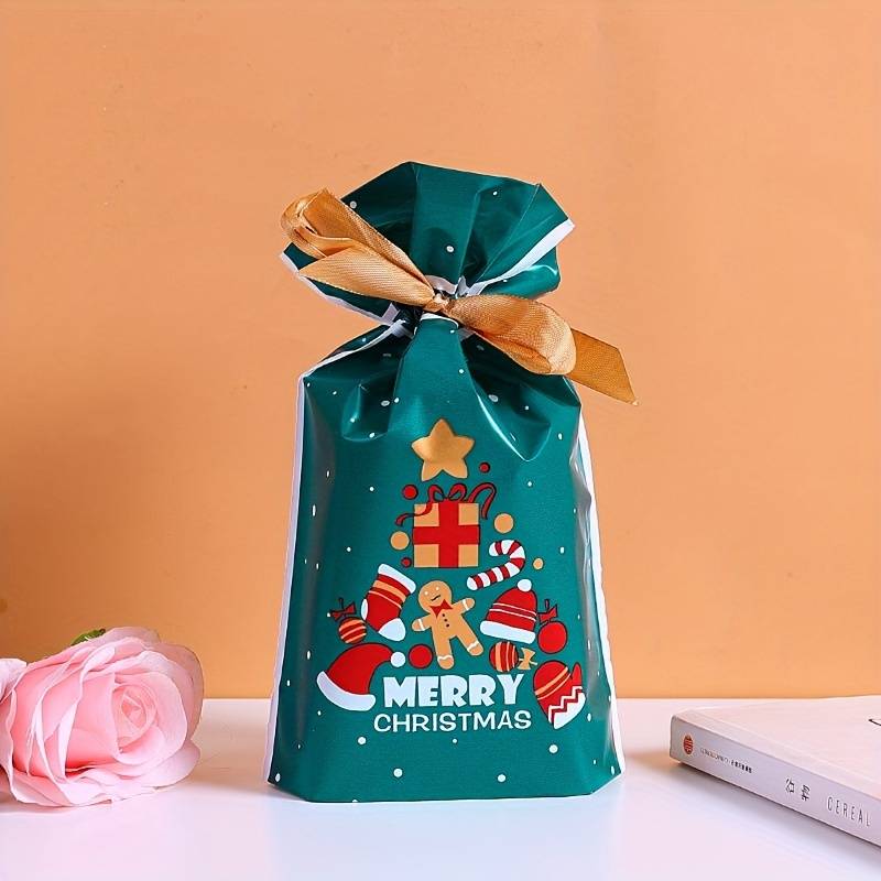 Коледни опаковъчни торбички