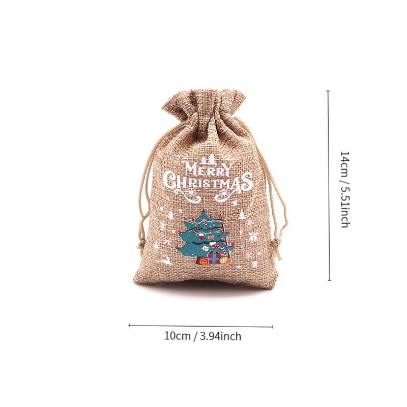 Канапени коледни торбички