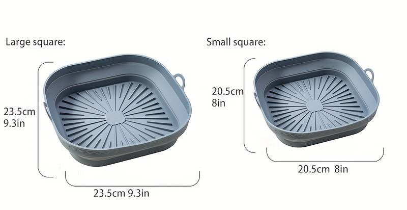 Квадратна сгъваема силиконова тава